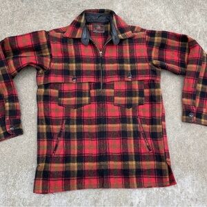 Vintage 1950s Johnson Wool Plaid Hunting Jacket